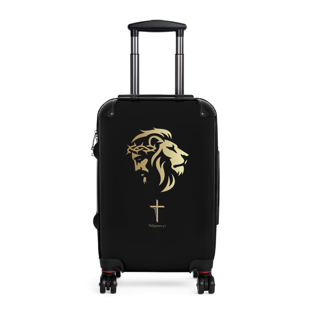 Lion of Judah and Crown of Thorns Jesus Suitcase - Indescribable Peace CreationsLion of Judah and Crown of Thorns Jesus SuitcaseBags