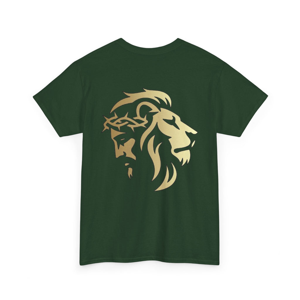 Silhouetted Lion of Judah & Crown of Thorns Jesus T-Shirt - Indescribable Peace CreationsSilhouetted Lion of Judah & Crown of Thorns Jesus T-ShirtT-Shirt
