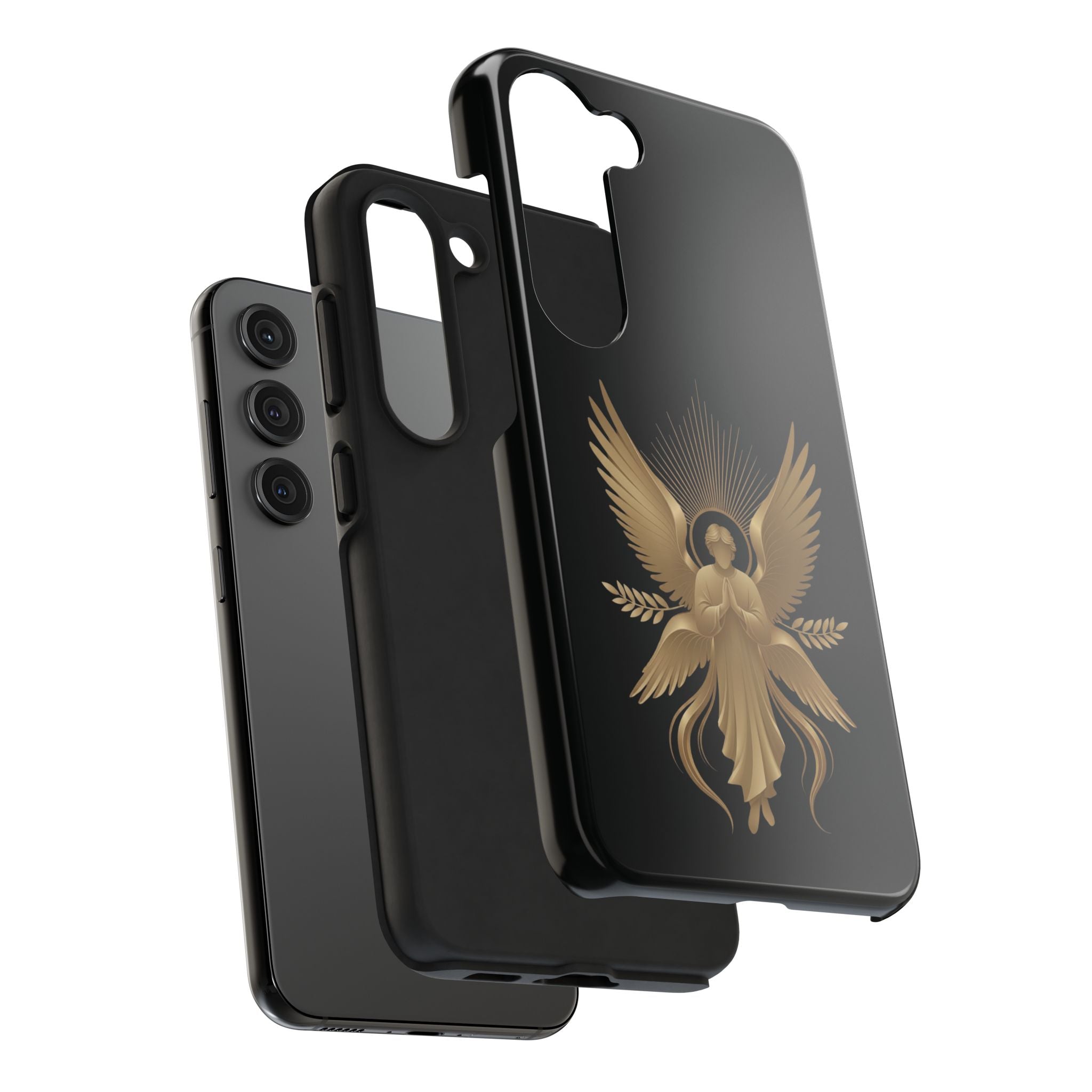 Heavenly Guardian Angel Tough Phone Case - Indescribable Peace CreationsHeavenly Guardian Angel Tough Phone CasePhone Case