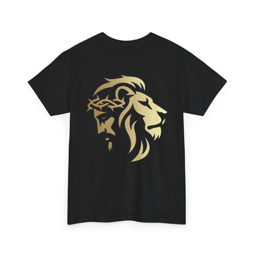 Silhouetted Lion of Judah & Crown of Thorns Jesus T-Shirt