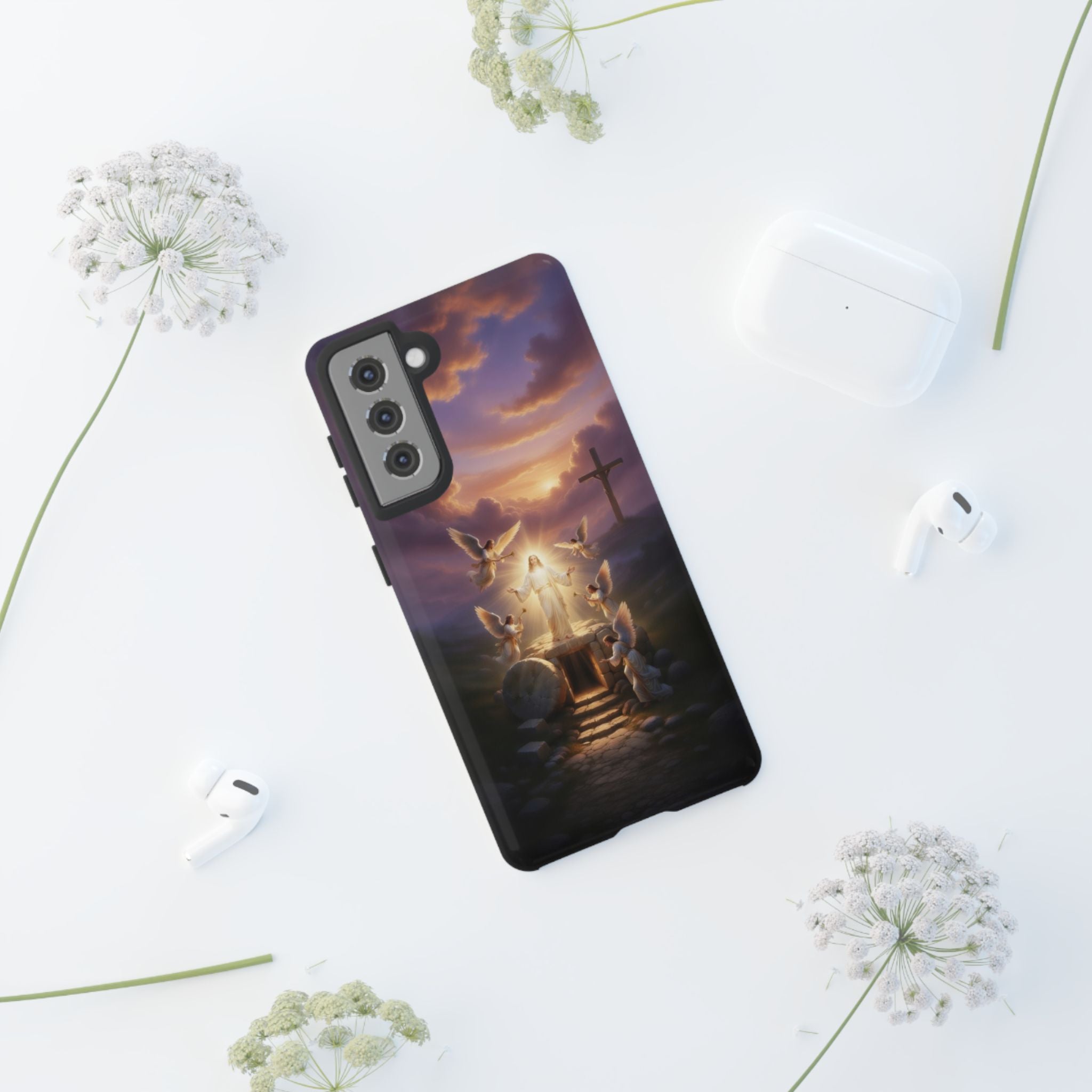 Radiant Jesus Resurrection Phone Case (many different phone types) - Indescribable Peace CreationsRadiant Jesus Resurrection Phone Case (many different phone types)Phone Case