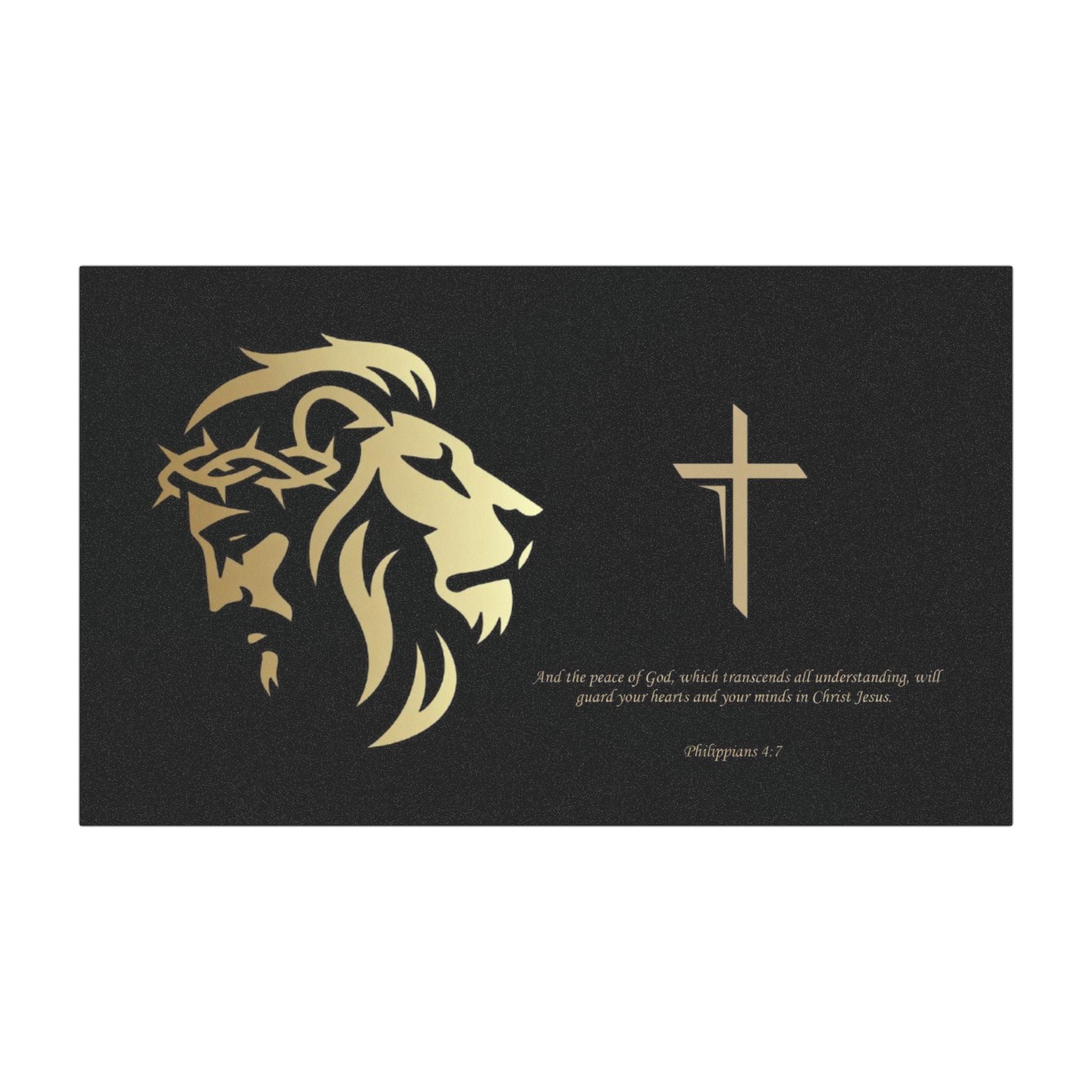 Lion of Judah and Crown of Thorns Jesus Car Magnets - Indescribable Peace CreationsLion of Judah and Crown of Thorns Jesus Car MagnetsHome Decor