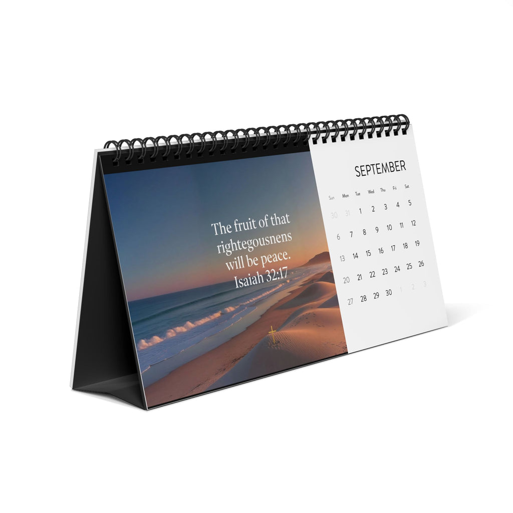 Lion of Judah and Crown of Thorns Jesus silhouette Desktop Calendar (2026 grid) - Indescribable Peace CreationsLion of Judah and Crown of Thorns Jesus silhouette Desktop Calendar (2026 grid)Calendar