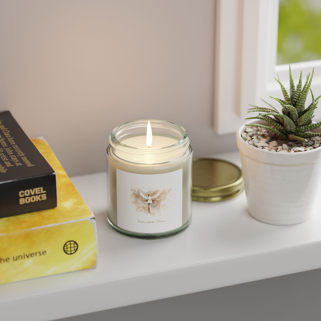Indescribable Peace Scented Candles, Coconut Apricot Wax (4oz, 9oz) - Indescribable Peace CreationsIndescribable Peace Scented Candles, Coconut Apricot Wax (4oz, 9oz)Home Decor