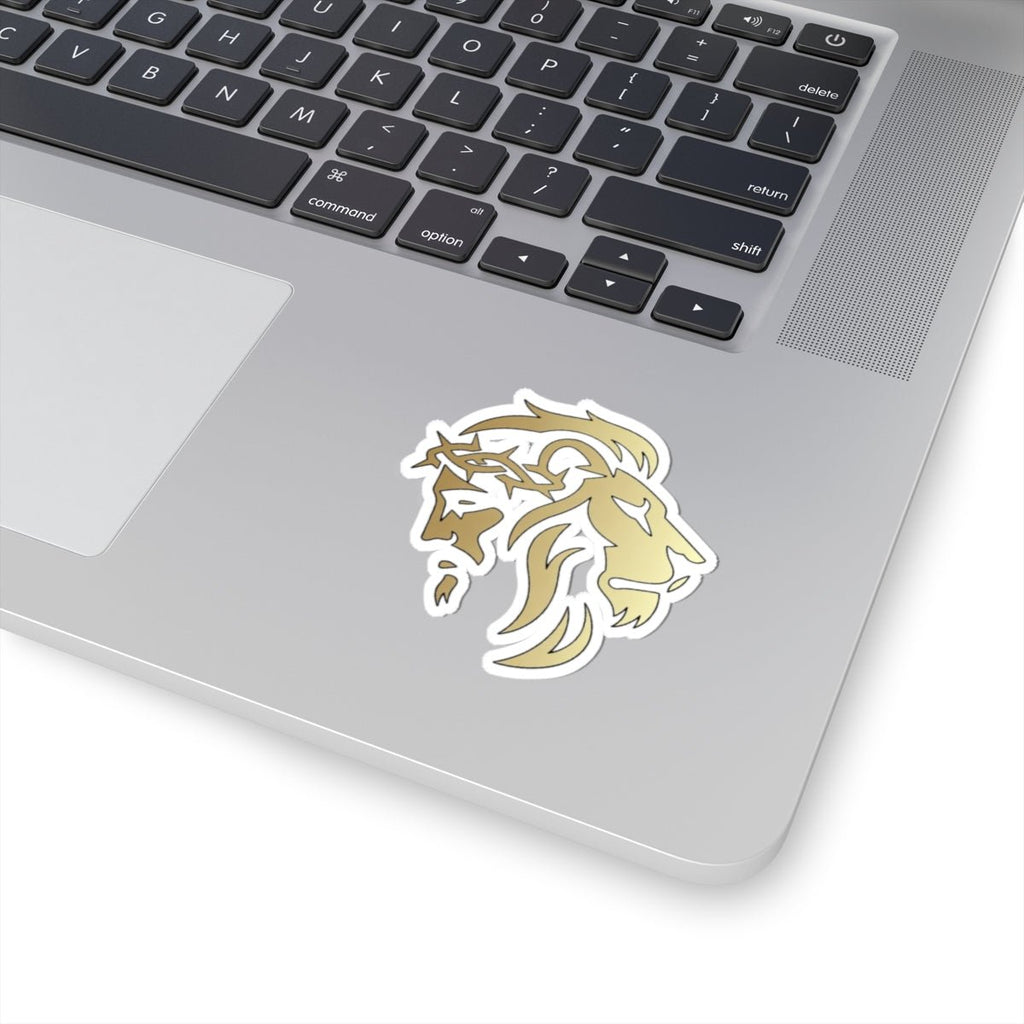 Lion of Judah and Crown of Thorns Jesus Sticker - Indescribable Peace CreationsLion of Judah and Crown of Thorns Jesus StickerPaper products