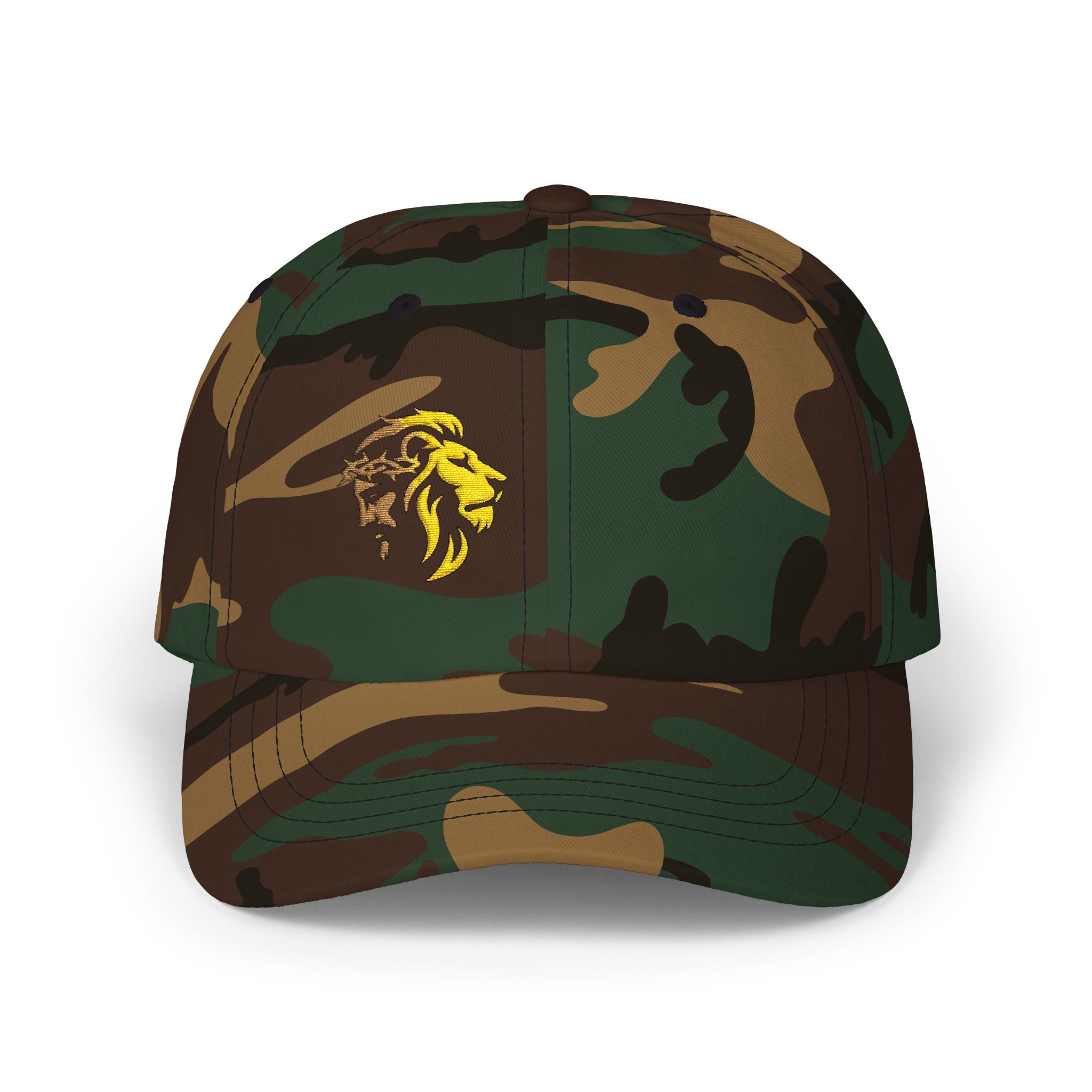Silhouetted Lion of Judah & Crown of Thorns Jesus Cap - Indescribable Peace CreationsSilhouetted Lion of Judah & Crown of Thorns Jesus CapHats