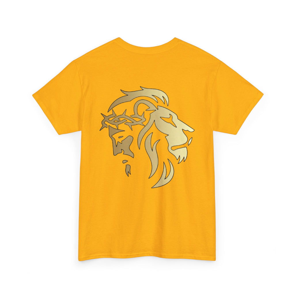 Silhouetted Lion of Judah & Crown of Thorns Jesus T-Shirt - Indescribable Peace CreationsSilhouetted Lion of Judah & Crown of Thorns Jesus T-ShirtT-Shirt