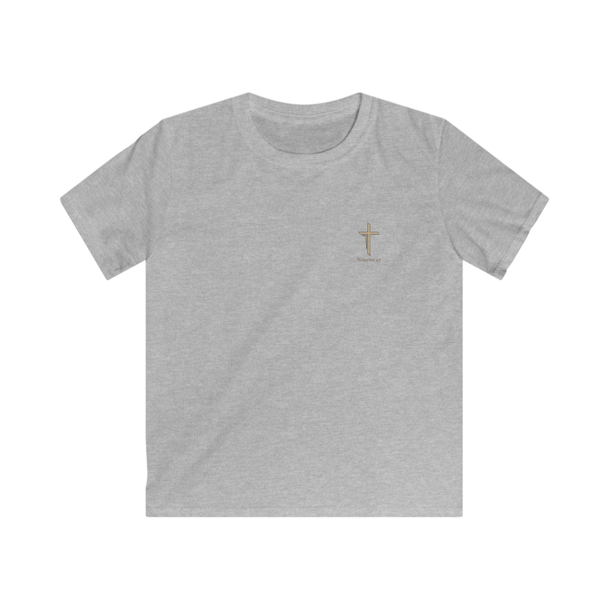 Lion of Judah and Crown of Thorns Jesus Kids Softstyle Tee - Indescribable Peace CreationsLion of Judah and Crown of Thorns Jesus Kids Softstyle TeeKids clothes